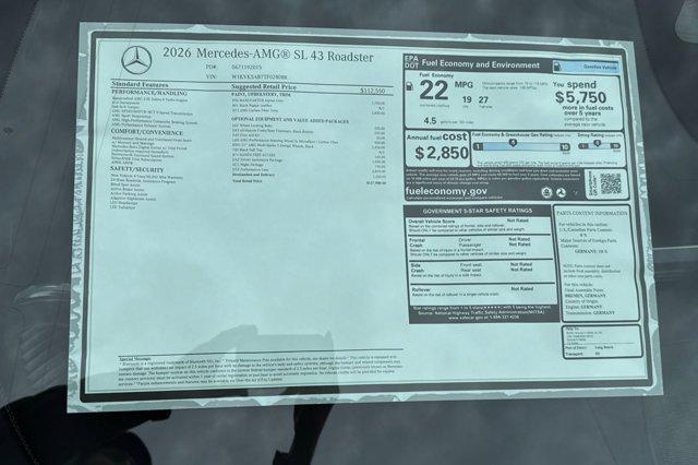 2026 Mercedes-Benz SL AMG  43