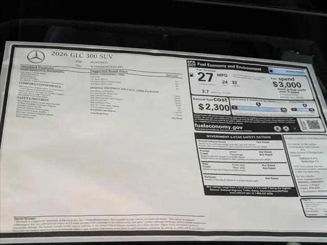 2026 Mercedes-Benz GLC GLC 300