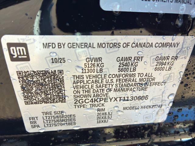 2026 Chevrolet Silverado 2500HD Crew Cab, Standard Bed, LTZ, 4WD