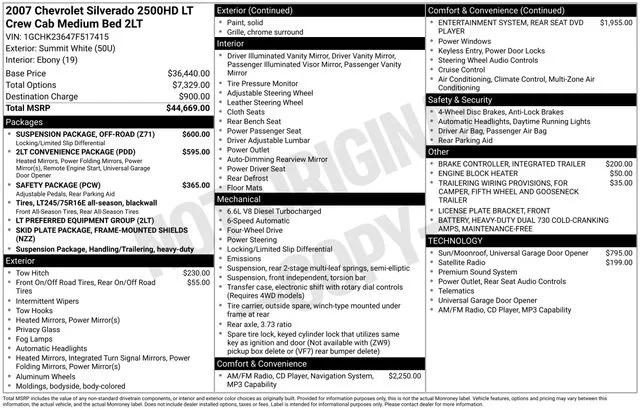 2007 Chevrolet Silverado 2500HD LT2