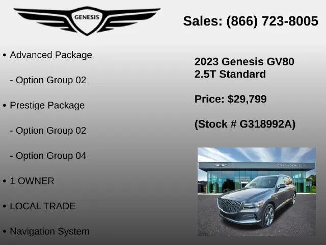 2023 Genesis GV80 2.5T AWD