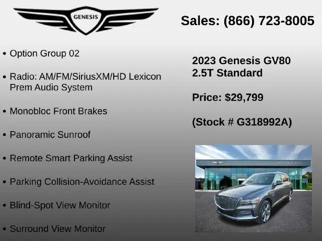 2023 Genesis GV80 2.5T AWD