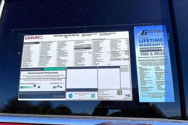2026 GMC Sierra 2500HD Crew Cab, Standard Bed, SLT, 4WD