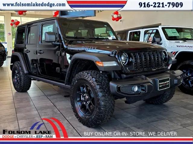 2026 Jeep Wrangler 4-Door Willys 4x4 for sale in Folsom, CA