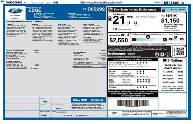 2013 Ford Edge SEL 2013 Ford Edge SEL