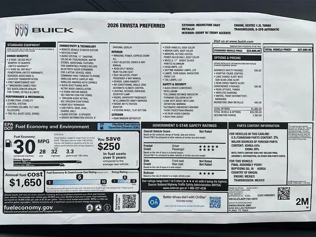 2026 Buick NV Preferred FWD