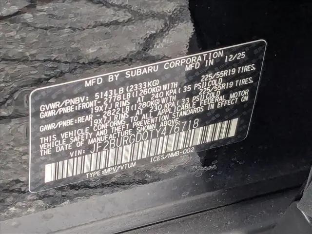 2026 Subaru Outback Limited XT