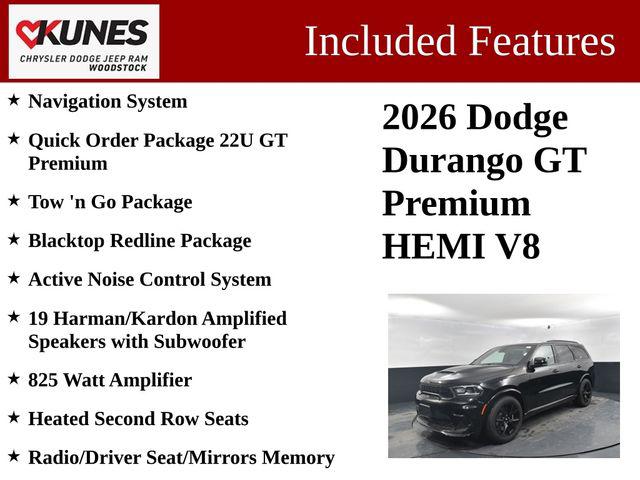 2026 Dodge Durango DURANGO GT PREMIUM AWD HEMI V8