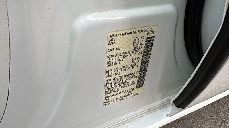 2021 Nissan Frontier Crew Cab SV 4x2