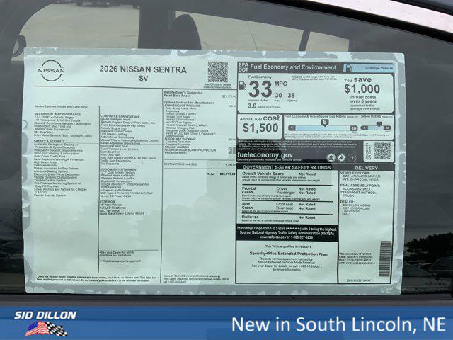 2026 Nissan Sentra SV
