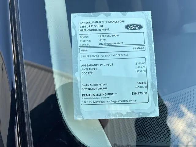 2025 Ford Bronco Sport Big Bend