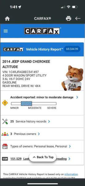 2014 Jeep Grand Cherokee Altitude