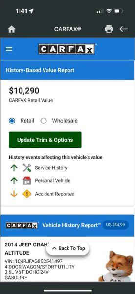 2014 Jeep Grand Cherokee Altitude