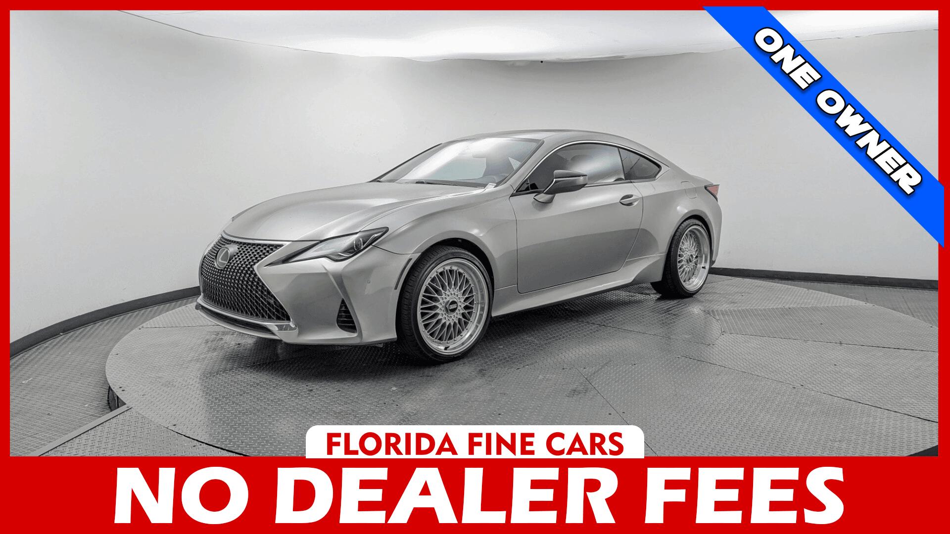 Silver 2020 Lexus RC Coupe All-Wheel Drive Automatic