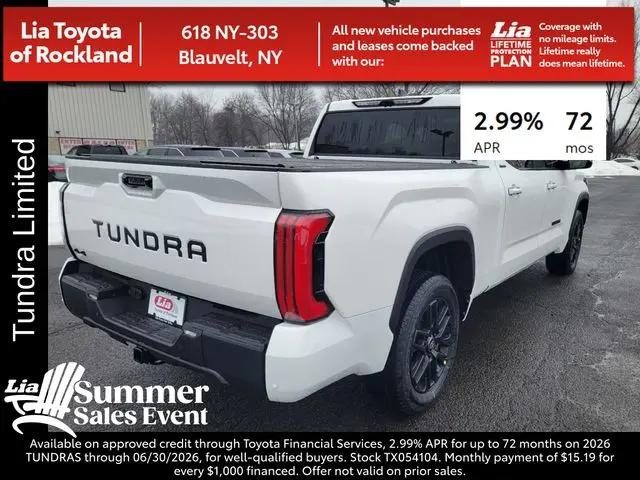 2026 Toyota Tundra Limited CrewMax 6.5' Bed