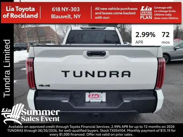 2026 Toyota Tundra Limited CrewMax 6.5' Bed