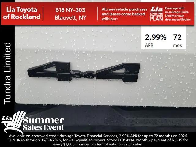 2026 Toyota Tundra Limited CrewMax 6.5' Bed