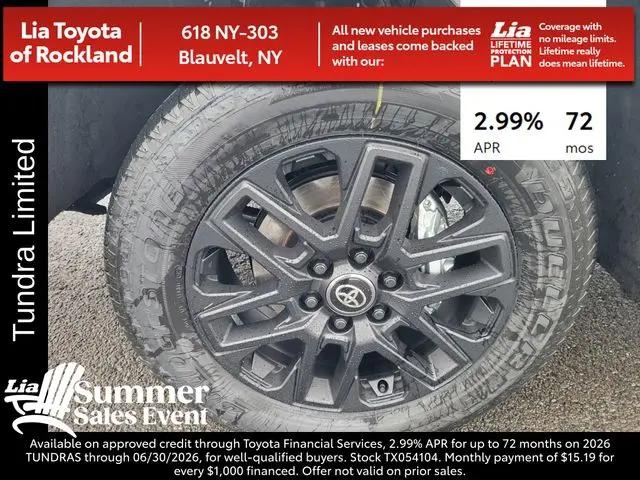 2026 Toyota Tundra Limited CrewMax 6.5' Bed