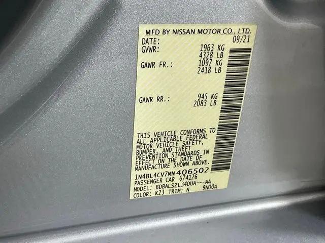 2021 Nissan Altima SR FWD