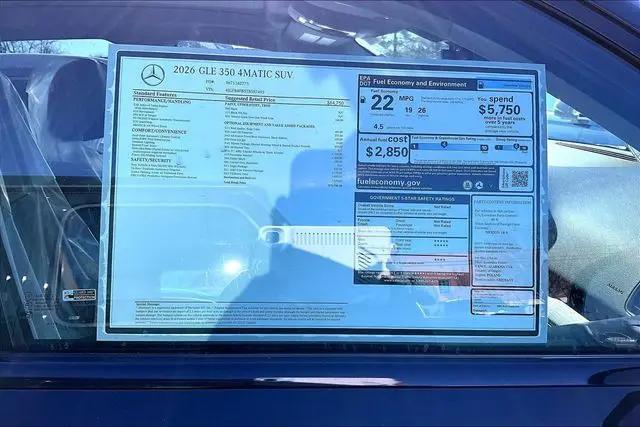 2026 Mercedes-Benz GLE GLE 350 GLE 350