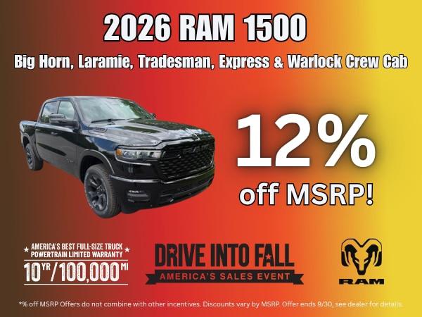 2026 Ram 1500 Laramie Crew Cab 4x4 57 Box