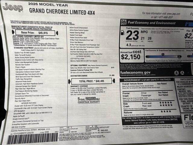 2026 Jeep Grand Cherokee Limited