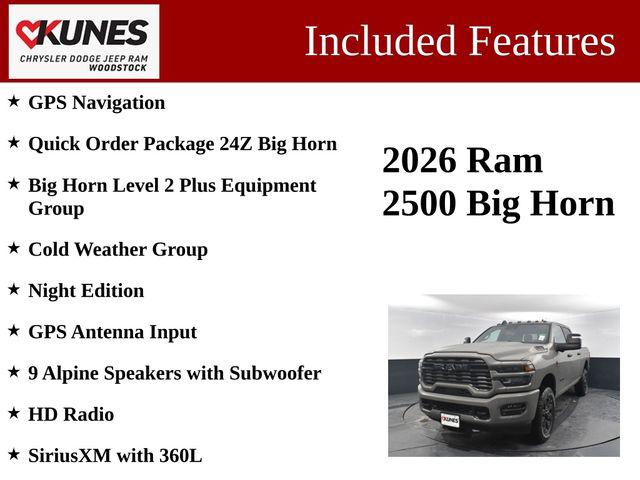 2026 RAM Ram 2500 RAM 2500 BIG HORN CREW CAB 4X4 64 BOX