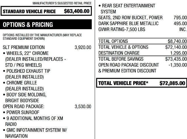 2020 GMC Yukon XL 4WD SLT