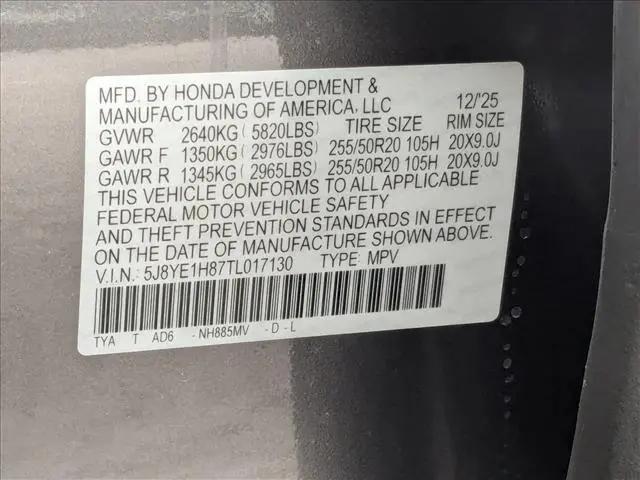 2026 Acura MDX Advance Package