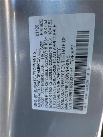 2026 Honda Odyssey EX-L