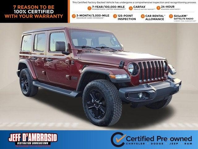 2021 Jeep Wrangler Unlimited Sahara Altitude 4x4 2021 Jeep Wrangler Unlimited Sahara Altitude 4x4