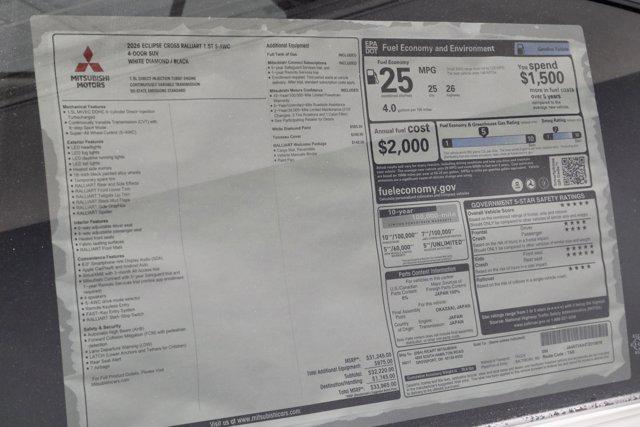 2026 Mitsubishi Eclipse Cross RALLIART 1.5T S-AWC