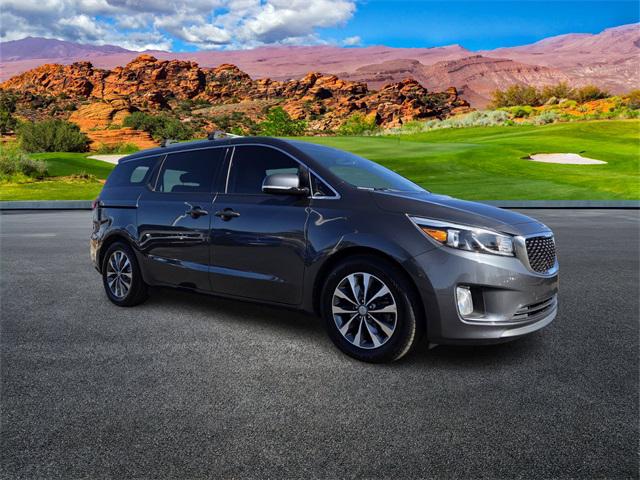 Used 2016 Kia Sedona SX with VIN KNDMC5C11G6170563 for sale in Henderson, NV