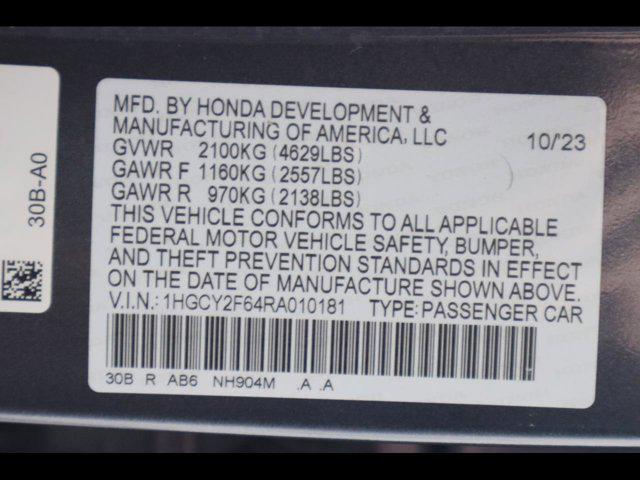 2024 Honda Accord Hybrid EX-L