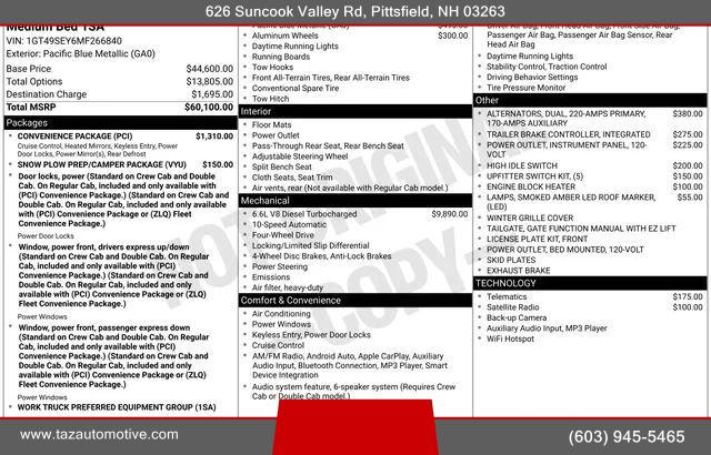 2021 GMC Sierra 3500HD 4WD Crew Cab Standard Bed