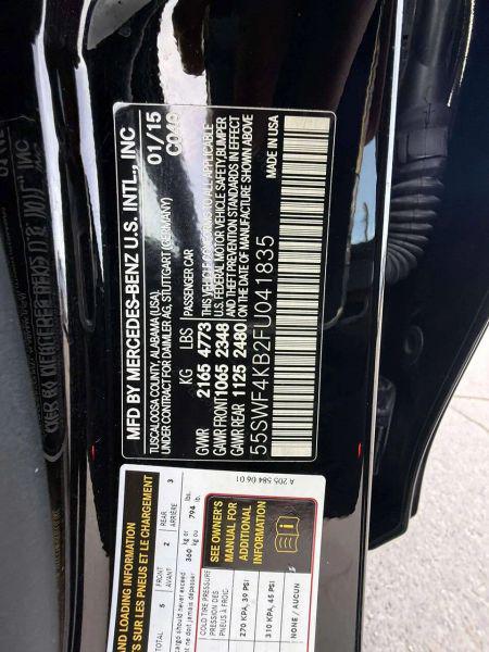 2015 Mercedes-Benz C-CLASS C 300 4MATIC