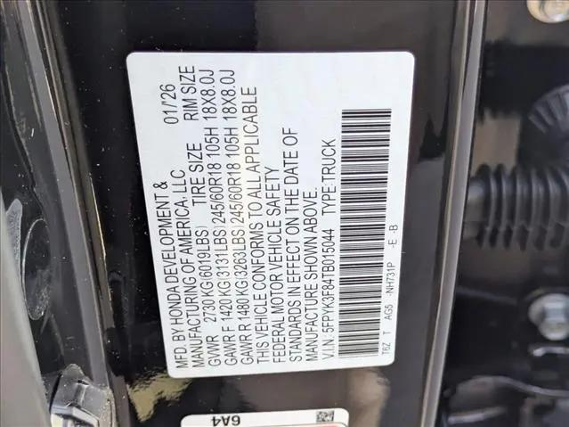 2026 Honda Ridgeline Black Edition