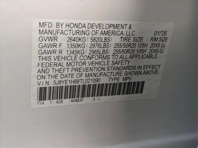 2026 Acura MDX Advance Package