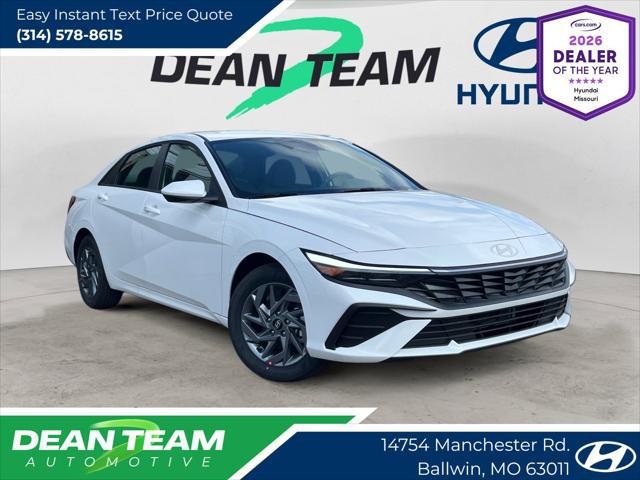 2026 Hyundai Elantra Hybrid Blue for sale in BALLWIN, MO