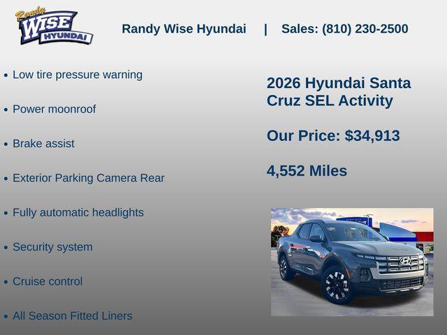 2026 Hyundai Santa Cruz SEL Activity