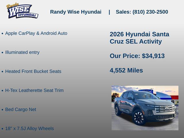 2026 Hyundai Santa Cruz SEL Activity