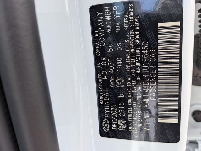 2026 Hyundai Elantra Hybrid Blue