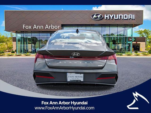 2026 Hyundai Elantra Hybrid Blue