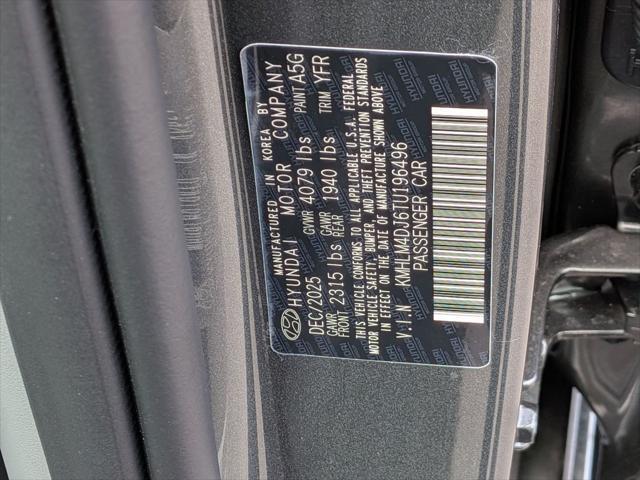 2026 Hyundai Elantra Hybrid Blue