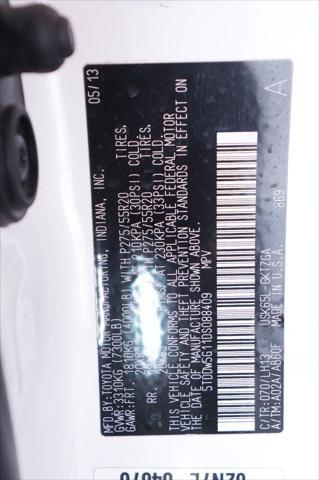 2013 Toyota Sequoia Platinum 5.7L V8