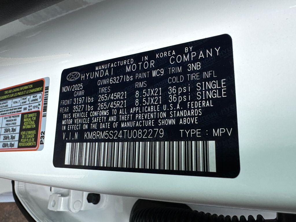 New 2026 White Pearl HYUNDAI Calligraphy FWD image 22