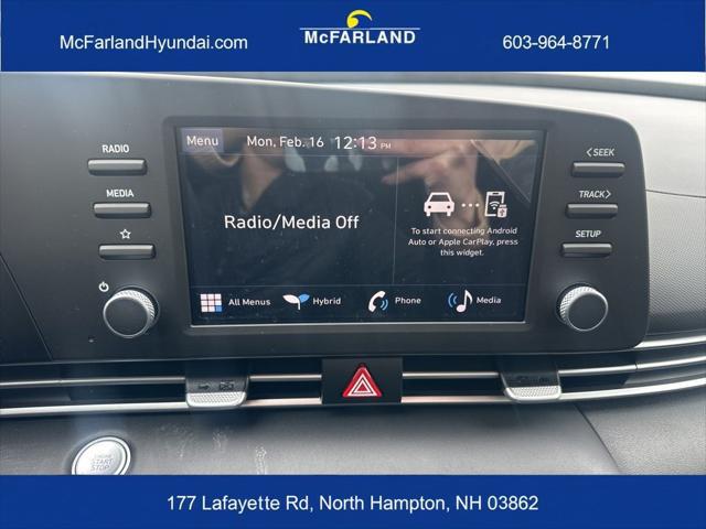 2026 Hyundai Elantra Hybrid Blue
