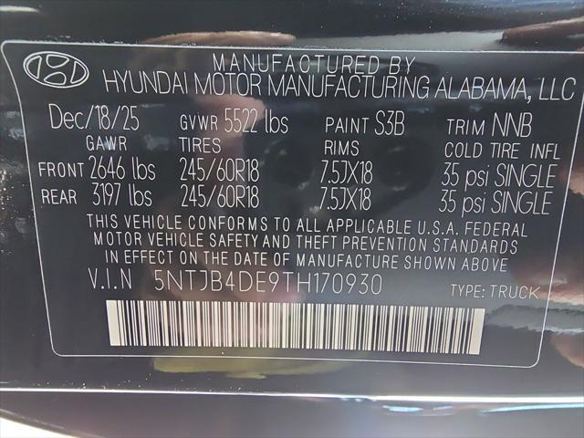 2026 Hyundai Santa Cruz SEL
