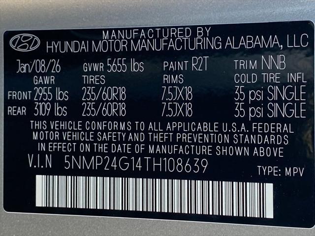 2026 Hyundai Santa Fe Hybrid SEL