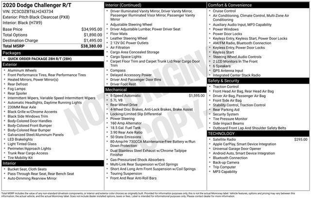 2020 Dodge Challenger R/T